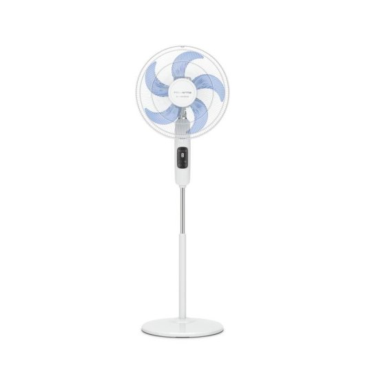 Ventilador de Pie Rowenta Turbo Silence VU5450F0 32W 8 Velocidades Mando a Distancia Temporizador Oscilante Bajo Consumo Grandes Espacios