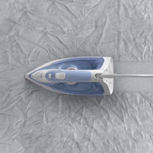 Plancha Tefal Virtuo 30 FV2C41E0 suela cerámica 2000 W 27 g/min azul/blanca