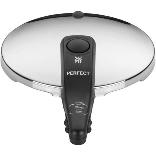 Pentola WMF 15.1200.1160 3 L 22 cm Acciaio inox/Nero per Ceramico, Elettrico, Gas, Induzione