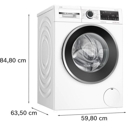 Lavasecadora Bosch 10,5kg A EcoSilence Drive WNG244A0ES com Auto Dry e Iron Assist