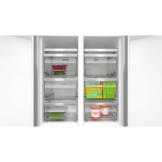 Frigorífico de quatro portas Bosch KMC85LBEA No Frost, 189 cm, 547 L E, preto
