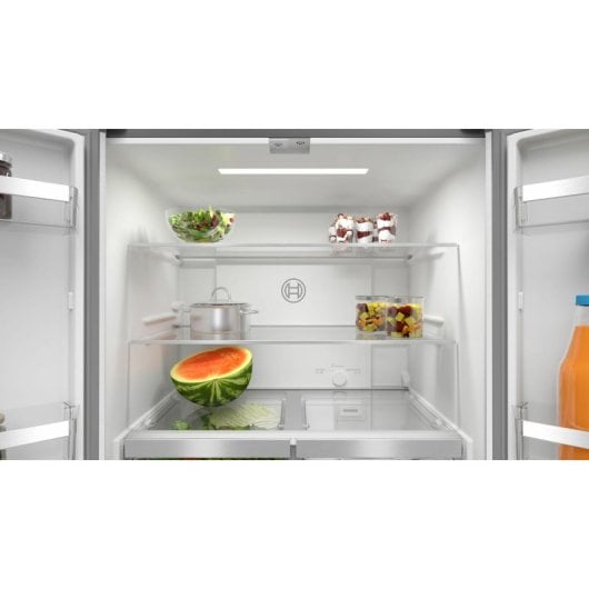 Frigorífico de quatro portas Bosch KMC85LBEA No Frost, 189 cm, 547 L E, preto