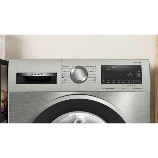 Lavadora Bosch Serie 6 WGG256ZXES Carga Frontal 10 kg 1400 rpm Clase A Acero inoxidable SpeedPerfect