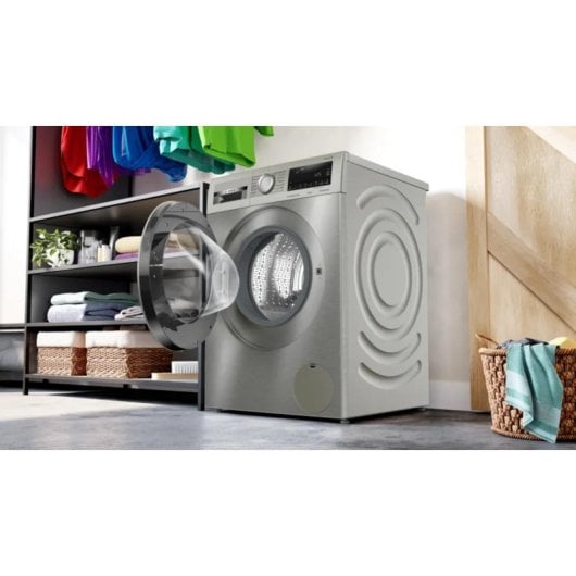 Lavadora Bosch Serie 6 WGG256ZXES Carga Frontal 10 kg 1400 rpm Clase A Acero inoxidable SpeedPerfect