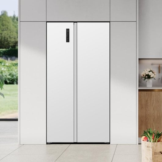 Frigorífico Americano Hisense RS3P538NEWE No Frost 178 cm 534L E Blanco Kitchen Fit