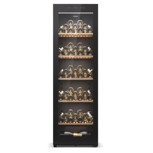 Vinoteca Haier Wine Bank 60 Serie 5 HWS247GEH1 247 Botellas 1 Zona LED Negro