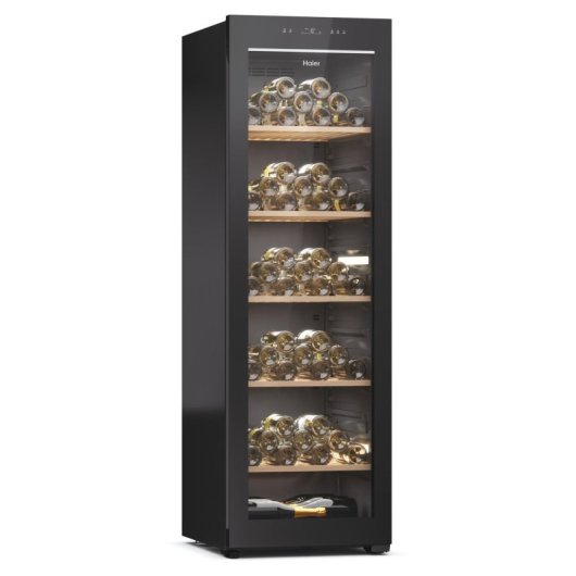 Vinoteca Haier Wine Bank 60 Serie 5 HWS247GEH1 247 Botellas 1 Zona LED Negro