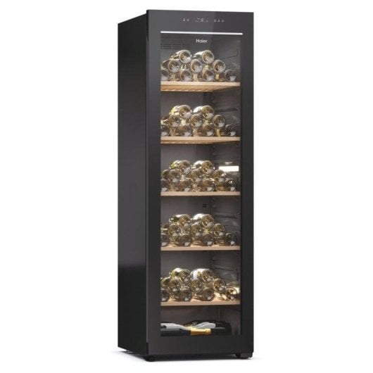 Vinoteca Haier Wine Bank 60 Serie 5 247 Botellas 1 Zona LED Negro
