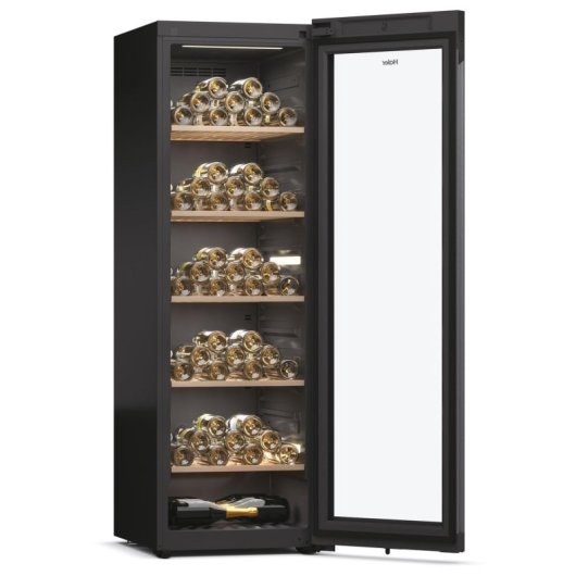 Vinoteca Haier Wine Bank 60 Serie 5 HWS247GEH1 247 Botellas 1 Zona LED Negro