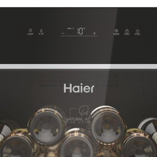 Vinoteca Haier Wine Bank 60 Serie 5 247 Botellas 1 Zona LED Negro