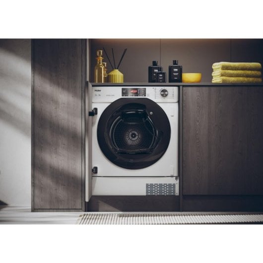 Secadora de bomba de calor Haier HDBI H7A2TBEX-S 7 kg Clase E conectividad WiFi e IA