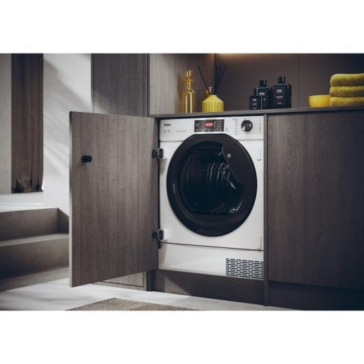 Secadora de bomba de calor Haier HDBI H7A2TBEX-S 7 kg Clase E conectividad WiFi e IA