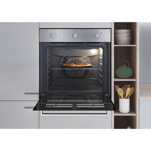 Horno eléctrico Candy FIDC X602/CA 65 L Inox con función pizza y eficiencia A+