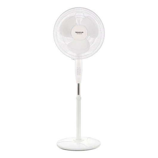 Ventilador Taurus Greco 16CR Pure Blanco 3 Velocidades Altura Ajustable 40 cm