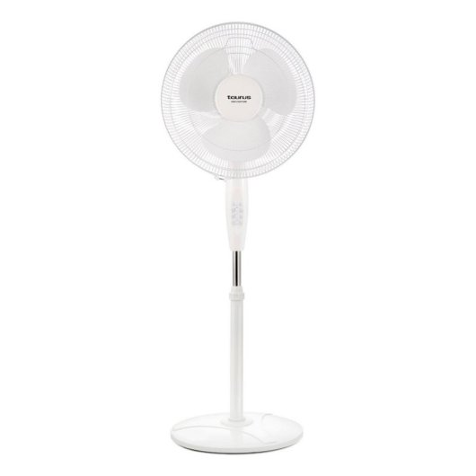 Ventilador Taurus Greco 16CR Pure Blanco 3 Velocidades Altura Ajustable 40 cm
