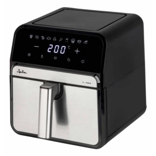 Freidora de aire Jata JEFR1242 8 L 2100 W con doble resistencia y panel digital
