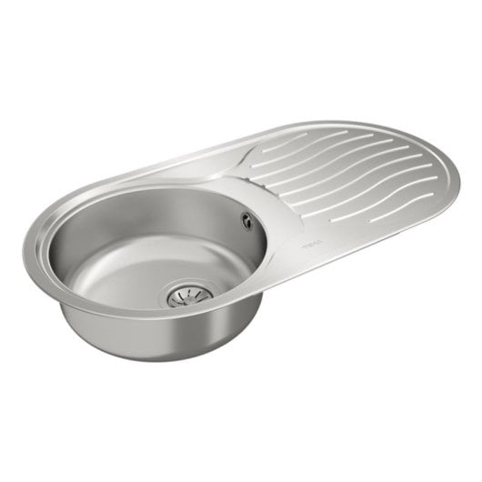 Fregadero Teka DR 80 1C 1E Acero Inoxidable Ovalado 1 Seno con Escurridor