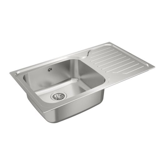 Fregadero Teka Classic Max 1C 1E acero inoxidable rectangular 1 seno 860x500 mm