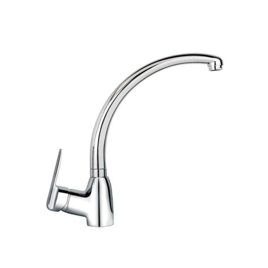 Grifo cocina Teka IN 914 caño giratorio cromo 24,8 cm anticalcáreo