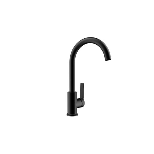 Grifo Teka IN 915 preto standard cano rotativo válvula cerâmica 33,5 cm