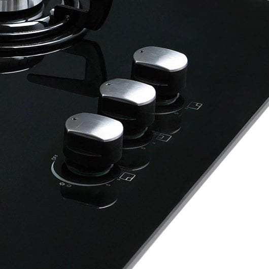 Placa de gas CATA CCI 6021 BK 59cm 3 zonas Integrada Negro