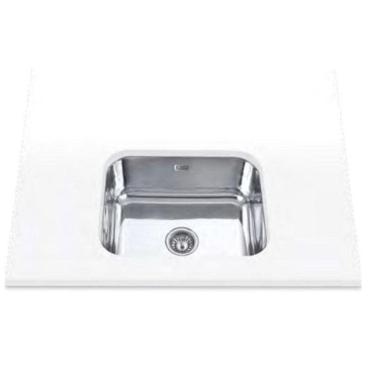 Fregadero Edesa Fuji BE 50x40 1C Empotrado Rectangular Acero Inoxidable