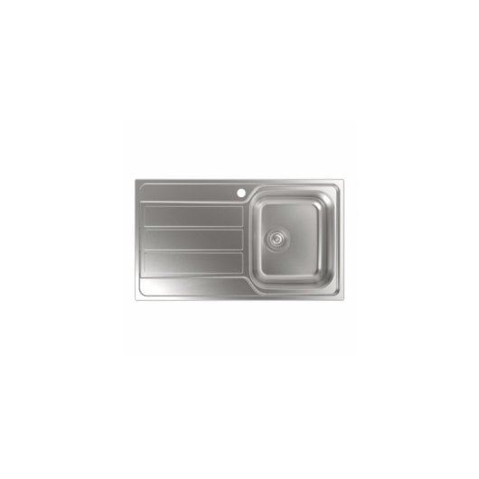 Fregadero CATA CDP-1 EI Acero Inoxidable Undermount 1 Seno 860x500 mm Escurridor Izquierdo