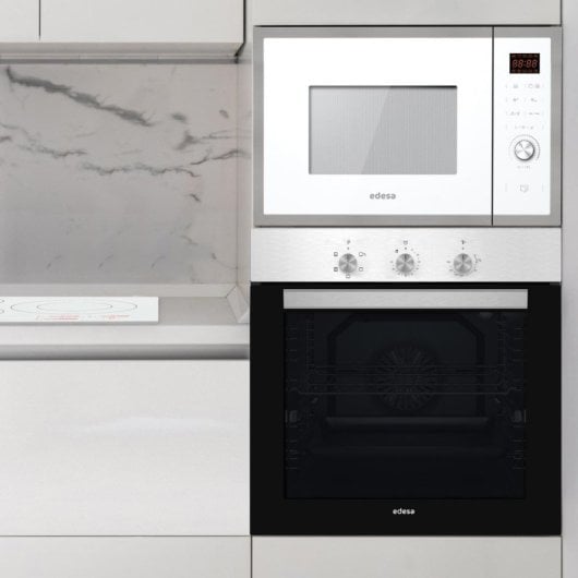 Horno eléctrico Edesa EOE-6020 X 72 L Negro Inox con AquaClean y convección