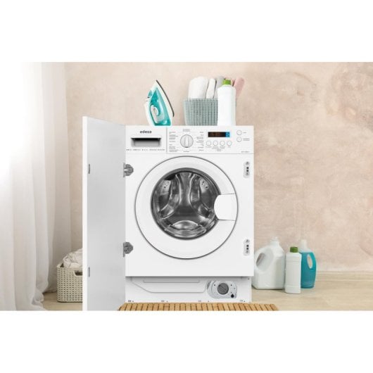 Lavasecadora Edesa EWS-8400 I integrada 1.400rpm 8kg/6kg  E/B Bloqueo Infantil