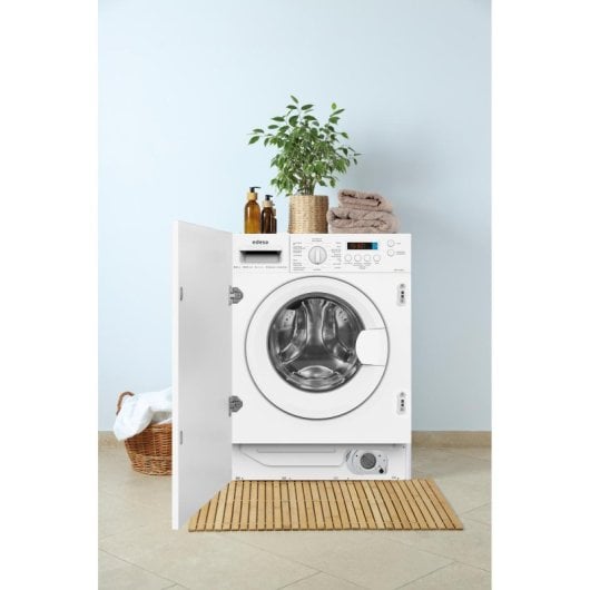 Lavasecadora Edesa EWS-8400 I integrada 1.400rpm 8kg/6kg  E/B Bloqueo Infantil