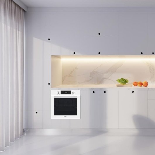 Horno Multifunción Cata MDS 8008 WH 80L 60cm Pirolítico A con Display Táctil Blanco