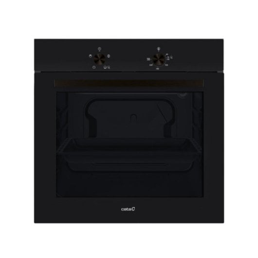 Horno eléctrico CATA SES 6004 BK 62 L Negro con autolimpieza y puerta fría