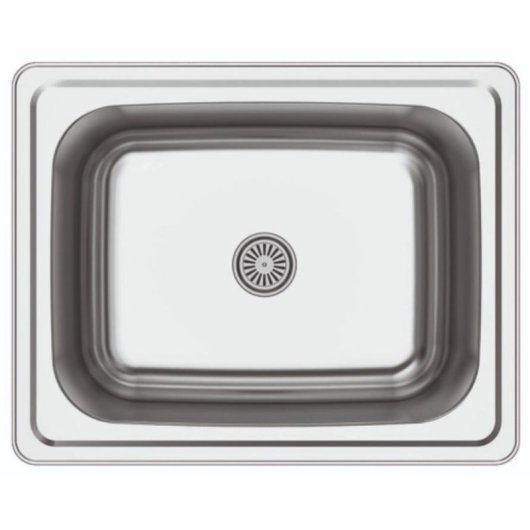 Fregadero Cata CSS60-1 Acero Inoxidable 636 x 504 mm Un Seno Encimera Plaza