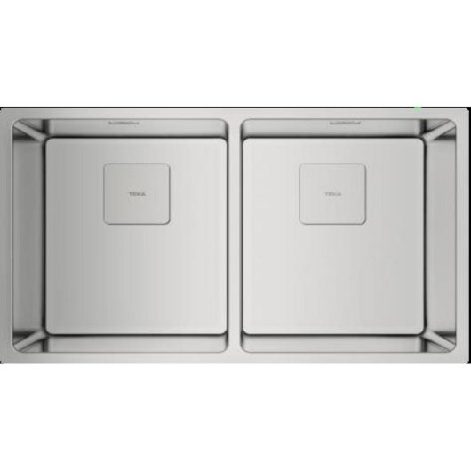 Fregadero Teka Flex Linea RS15 2C 740 inox duplo SilentSmart 740x440mm