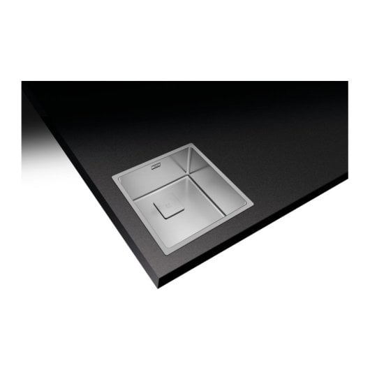 Lavello da incasso quadrato in acciaio inox 440 x 440 mm con tecnologia SilentSmart e Lifetime Warranty