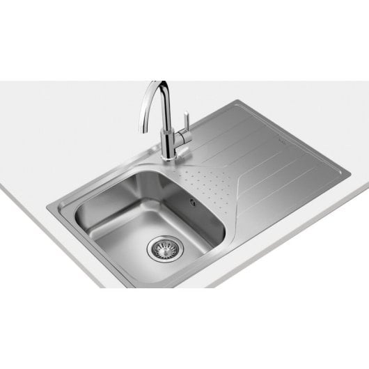 Lavello top-mounted Universe 45 T-XP 1C 1E acciaio inox rettangolare 1 vasca con sgocciolatoio