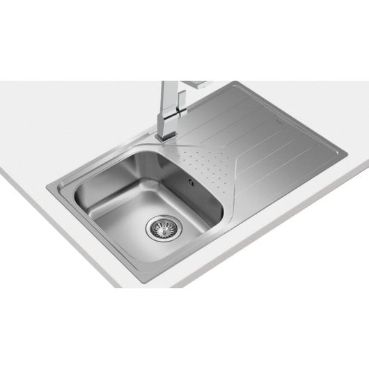 Lavello top-mounted Universe 45 T-XP 1C 1E acciaio inox rettangolare 1 vasca con sgocciolatoio