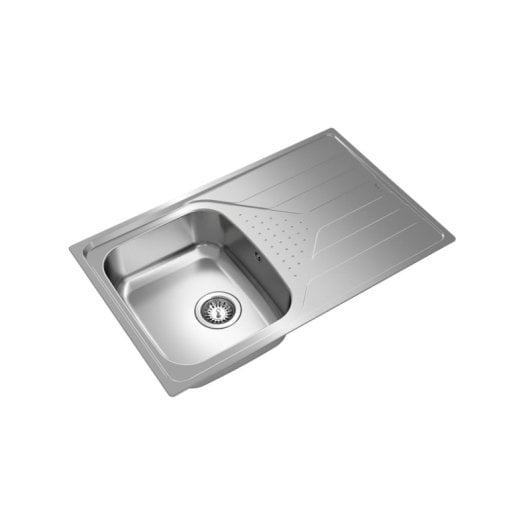 Lavello top-mounted Universe 45 T-XP 1C 1E acciaio inox rettangolare 1 vasca con sgocciolatoio