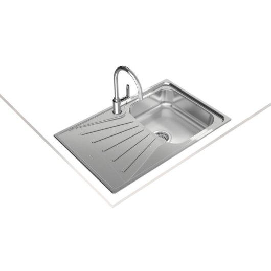 Fregadero Teka STARBRIGHT 45 E-XP Acero Inoxidable 1 Seno Escurridor Izquierda