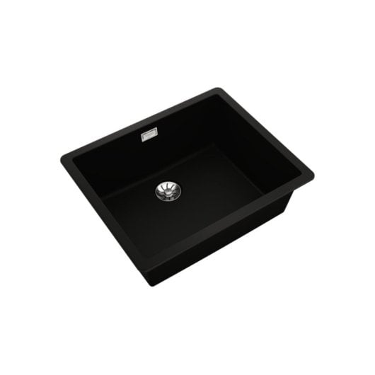 Fregadero Teka 115230051 Granito Negro Undermount 1 seno 556 x 456 mm