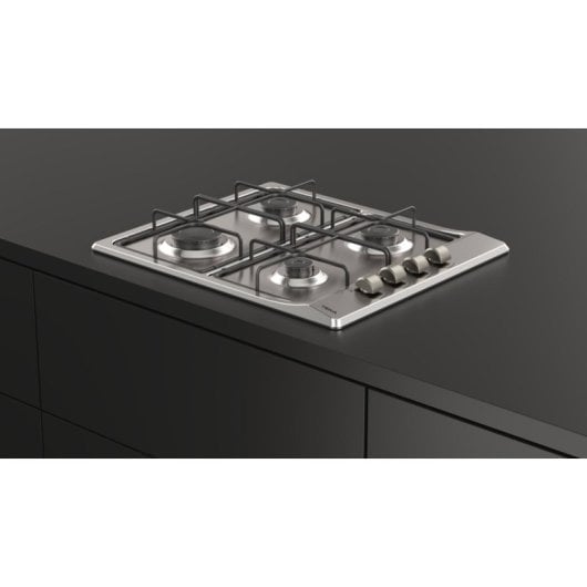 Placa de gas Teka E/60.3 40 Acero Inoxidable 60 cm Integrada 4 fuegos
