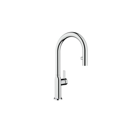 Generischer Küchenarmatur mit ausziehbarem Auslauf, Chrom, Einhebelmischer, 3/8", Sprühfunktion, Typ C