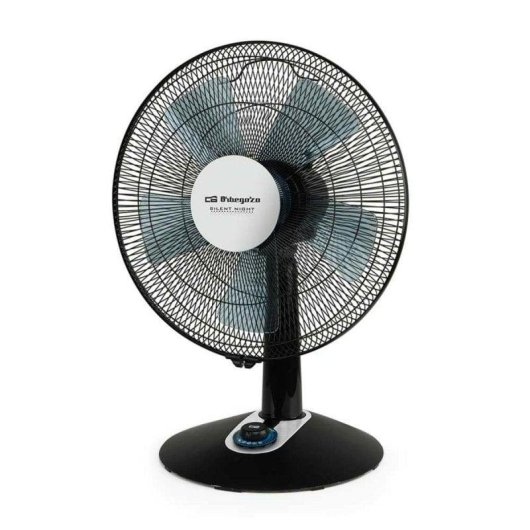 Ventilatore da Tavolo Orbegozo TF 0139 45W 35cm 5 Pale Oscillante Silenzioso Acciaio Inox