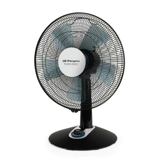 Ventilatore da tavolo con pale Ø35 cm 45W 2 velocità Oscillante Nero/Blu/Argento