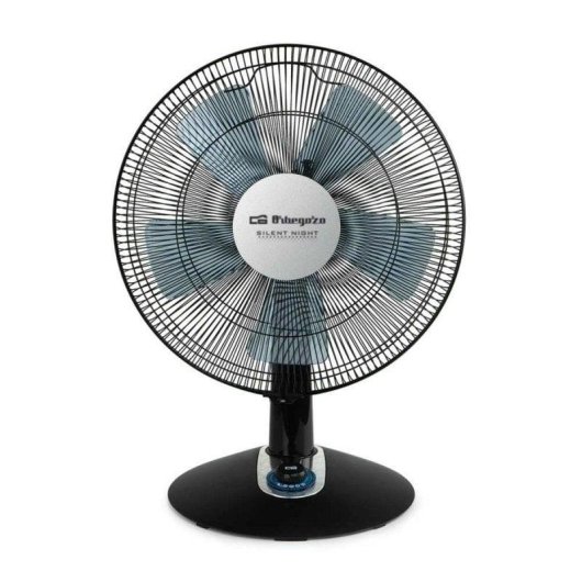 Ventilatore da Tavolo Orbegozo TF 0139 45W 35cm 5 Pale Oscillante Silenzioso Acciaio Inox