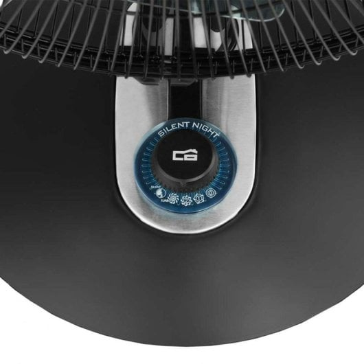 Ventilatore da tavolo con pale Ø35 cm 45W 2 velocità Oscillante Nero/Blu/Argento
