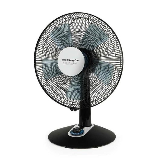 Ventilatore da Tavolo Orbegozo TF 0139 45W 35cm 5 Pale Oscillante Silenzioso Acciaio Inox