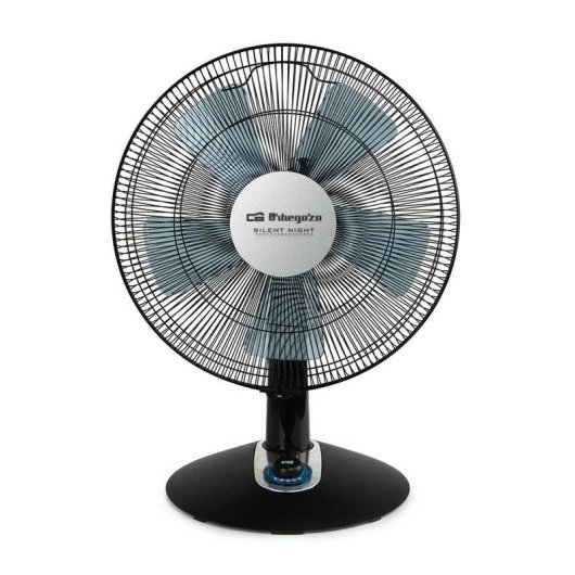 Ventilatore da Tavolo Orbegozo TF 0139 45W 35cm 5 Pale Oscillante Silenzioso Acciaio Inox