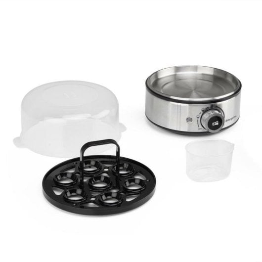 Cuecehuevos Orbegozo CU 5200 7 huevos Acero inoxidable Temporizador Apagado automático