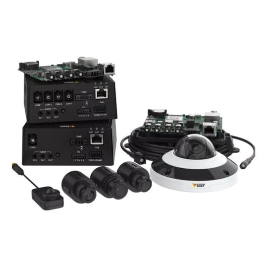 IP-Kamera Axis F2115-R 1080p Varifokal Innenbereich IP5X schwarz, kompatibel mit F9111
